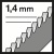 Пильное полотно T 118 EFS Basic for Inox 2608636497